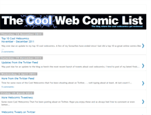 Tablet Screenshot of coolwebcomiclist.blogspot.com