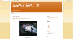 Desktop Screenshot of apewx2jew.blogspot.com
