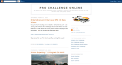 Desktop Screenshot of prochallengeonline.blogspot.com