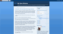 Desktop Screenshot of myopen-window.blogspot.com