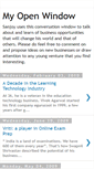 Mobile Screenshot of myopen-window.blogspot.com