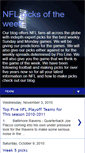 Mobile Screenshot of nflpointspreadpicks.blogspot.com