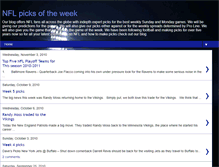 Tablet Screenshot of nflpointspreadpicks.blogspot.com