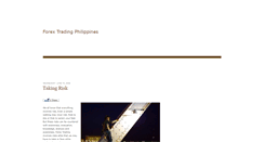 Desktop Screenshot of forex-trading-philippines.blogspot.com