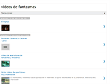 Tablet Screenshot of fantasmasdevenezuela.blogspot.com