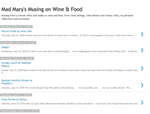 Tablet Screenshot of madmarysmusingonwinefood.blogspot.com