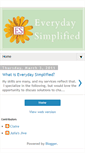 Mobile Screenshot of everydaysimplified.blogspot.com