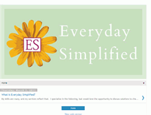 Tablet Screenshot of everydaysimplified.blogspot.com