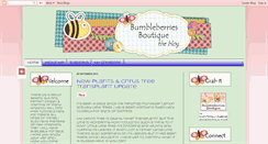 Desktop Screenshot of bumbleberriesboutique.blogspot.com
