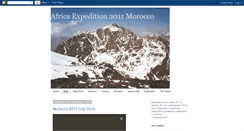 Desktop Screenshot of africaexpedition2011-morocco.blogspot.com