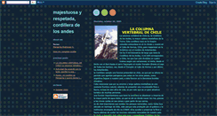 Desktop Screenshot of majestuosacordillera.blogspot.com