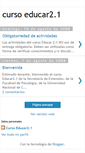 Mobile Screenshot of educar2punto1.blogspot.com