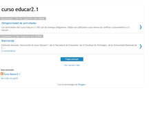Tablet Screenshot of educar2punto1.blogspot.com