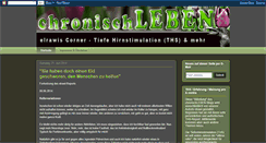 Desktop Screenshot of chronisch-leben-ths.blogspot.com