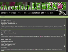 Tablet Screenshot of chronisch-leben-ths.blogspot.com