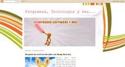 Desktop Screenshot of innovandosoftware.blogspot.com