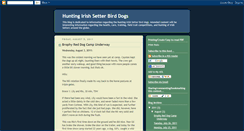 Desktop Screenshot of huntingirishsetters.blogspot.com