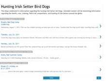 Tablet Screenshot of huntingirishsetters.blogspot.com