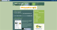 Desktop Screenshot of mightybabyboig.blogspot.com