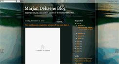 Desktop Screenshot of marjandebaene.blogspot.com