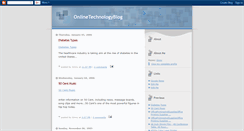 Desktop Screenshot of onlinetechnologyblog.blogspot.com