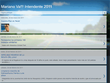 Tablet Screenshot of marianovaintendente2011.blogspot.com