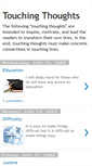 Mobile Screenshot of newtouchingthoughts.blogspot.com