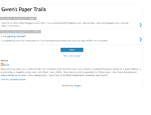 Tablet Screenshot of gwenspapertrails.blogspot.com
