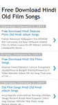 Mobile Screenshot of freedownloadhindioldfilmsongs.blogspot.com