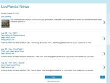 Tablet Screenshot of luvpanda-news.blogspot.com