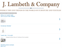 Tablet Screenshot of jlambethandcompany.blogspot.com