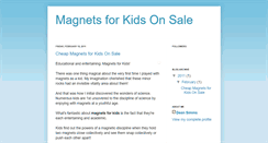 Desktop Screenshot of cheapmagnets.blogspot.com