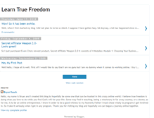 Tablet Screenshot of learntruefreedom.blogspot.com