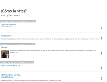 Tablet Screenshot of comolavives.blogspot.com