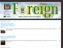 Tablet Screenshot of foreigntanzania.blogspot.com