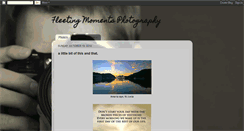 Desktop Screenshot of fleetingmomentsphotos.blogspot.com
