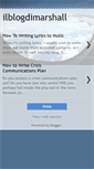 Mobile Screenshot of ilblogdimarshall.blogspot.com