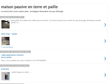 Tablet Screenshot of maison-en-paille.blogspot.com