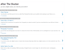 Tablet Screenshot of aftertheshutter.blogspot.com