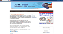 Desktop Screenshot of fix-mycredit.blogspot.com