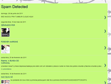 Tablet Screenshot of blogspamdetected.blogspot.com
