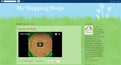 Desktop Screenshot of myshoppingshops.blogspot.com