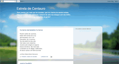 Desktop Screenshot of estreladecentauro.blogspot.com