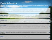 Tablet Screenshot of estreladecentauro.blogspot.com