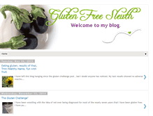 Tablet Screenshot of glutenfreesleuth.blogspot.com