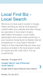 Mobile Screenshot of localfindbiz.blogspot.com