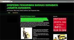 Desktop Screenshot of ekspedisi-jakartasurabaya.blogspot.com