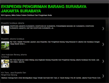 Tablet Screenshot of ekspedisi-jakartasurabaya.blogspot.com