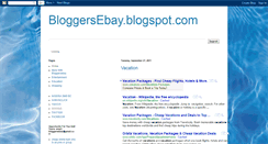 Desktop Screenshot of bloggersebay.blogspot.com