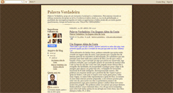 Desktop Screenshot of prjsilvapalavraverdadeira.blogspot.com